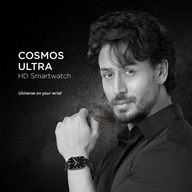 High-Res Curved Display, Ultra-Thin Dial Smartwatch