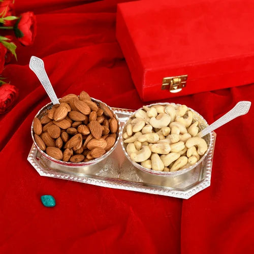 5 Pieces Silver Bowl Set