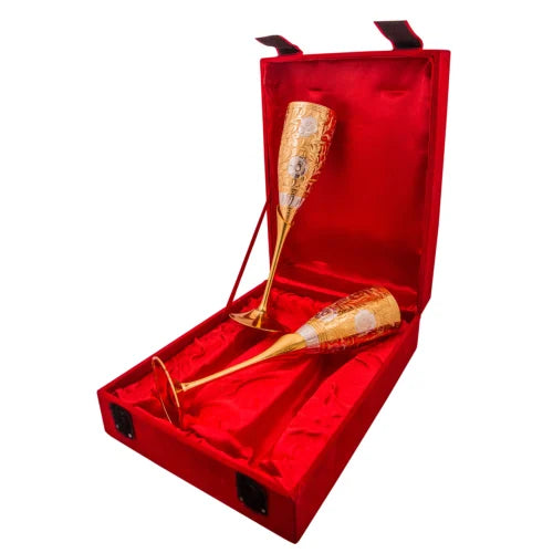 Gold Plated Glass Set