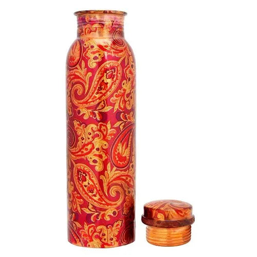 Printed Copper Water Bottle