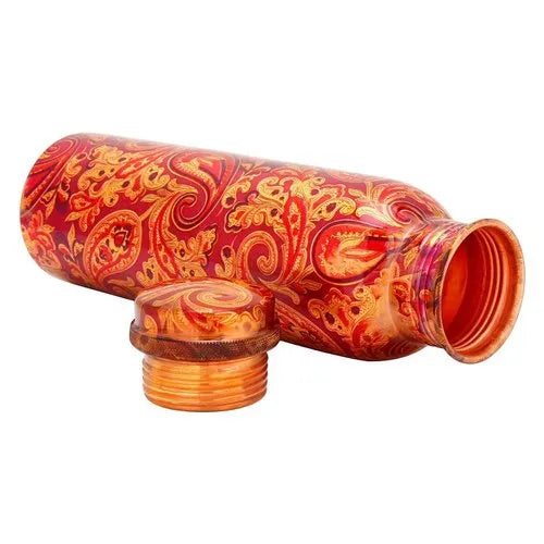 Printed Copper Water Bottle