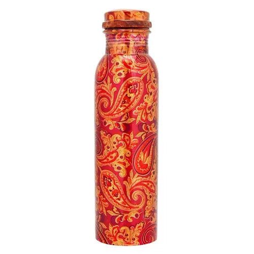Printed Copper Water Bottle