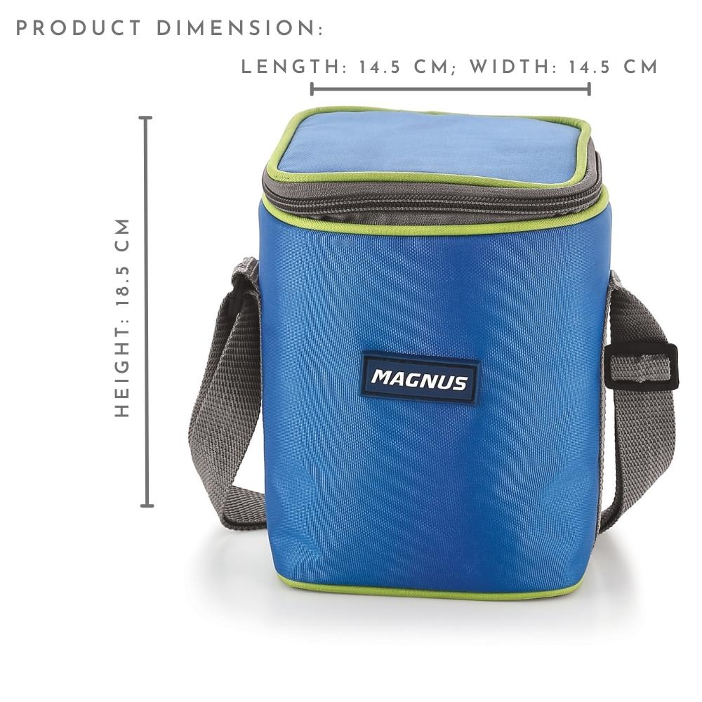 4 Airtight & Leakproof Lunch Box with Bag, 1200 ml
