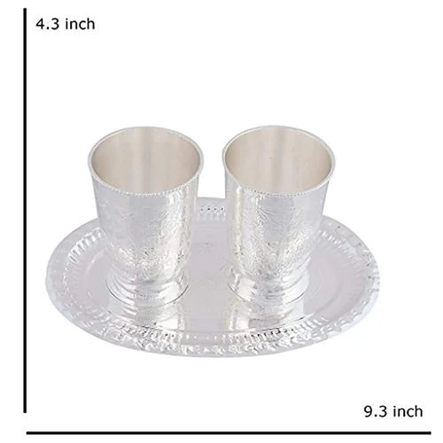 Silver Plated Water Glass Set