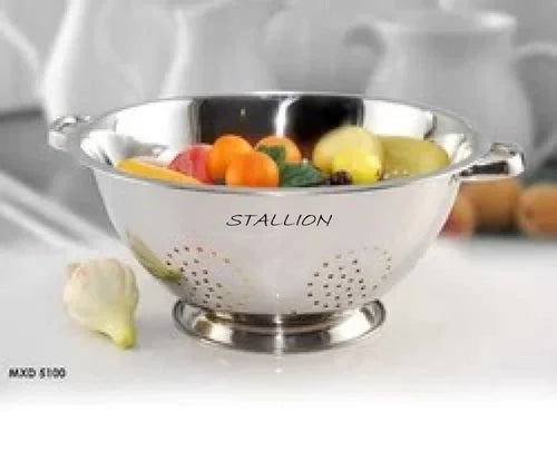 Silver Rinsers Steel Colander