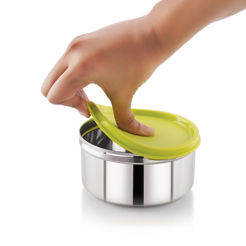 2 Airtight & Leakproof Stainless Steel Lunch Box with Bag