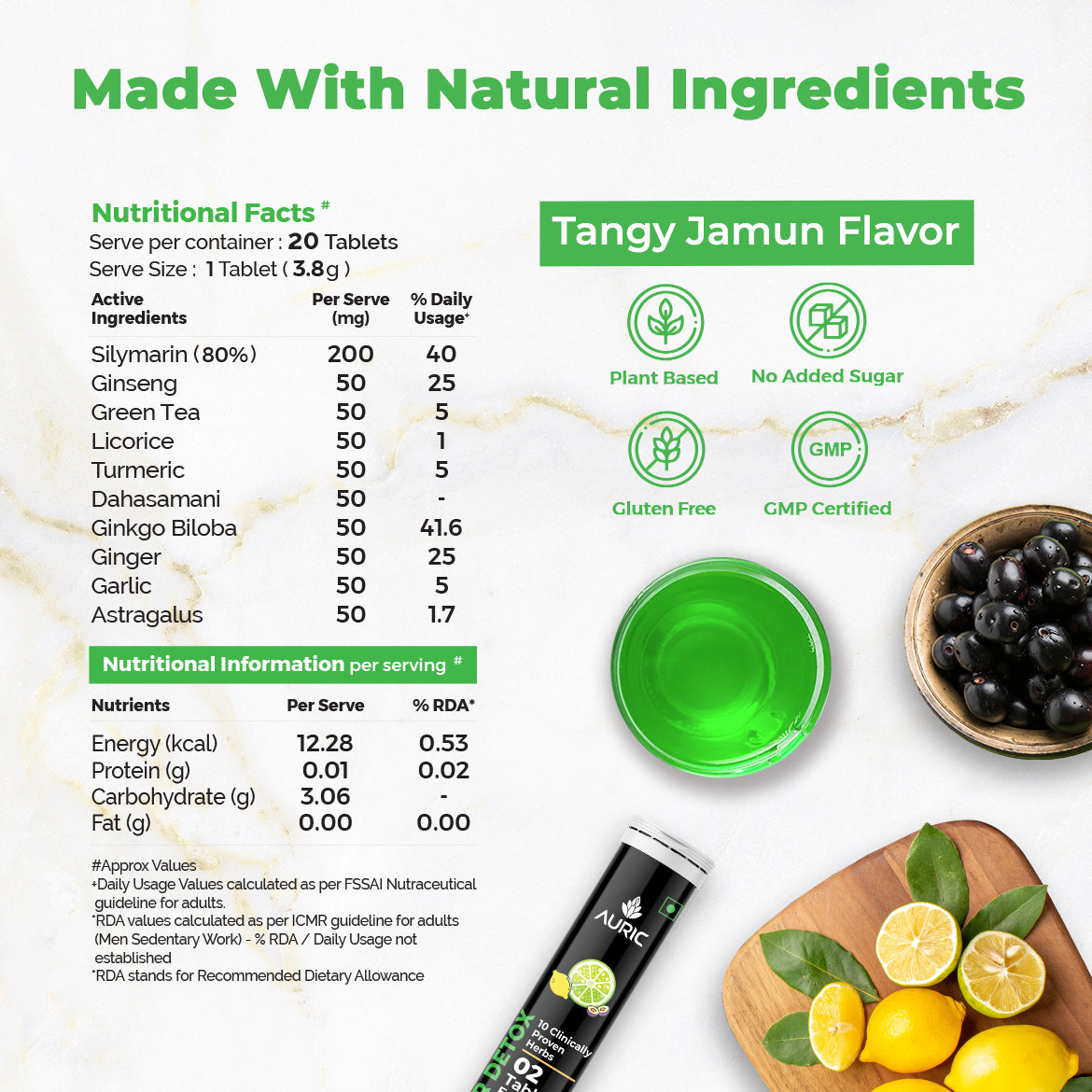 Liver Detox Effervescent | Drink, 20 Tablets