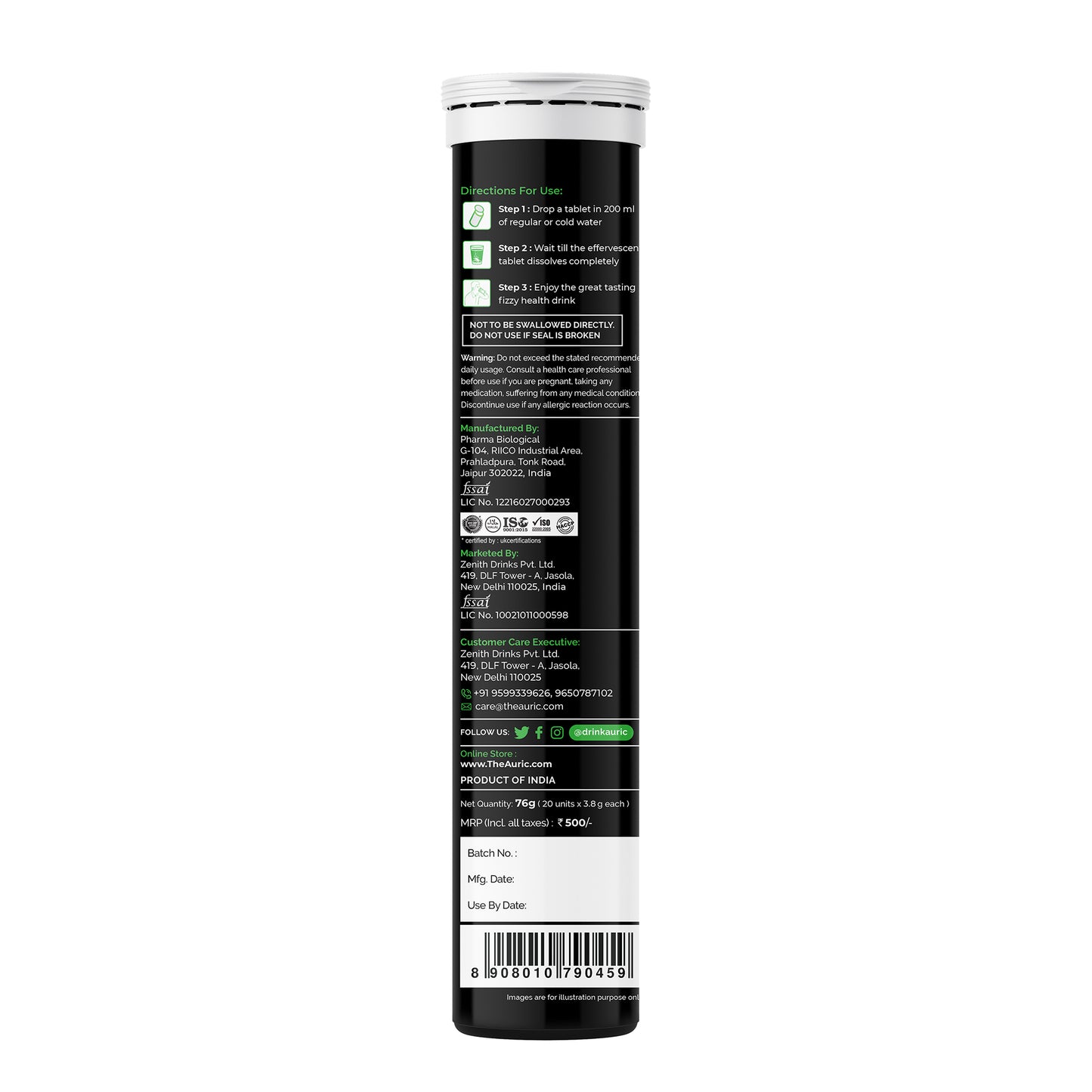 Liver Detox Effervescent | Drink, 20 Tablets