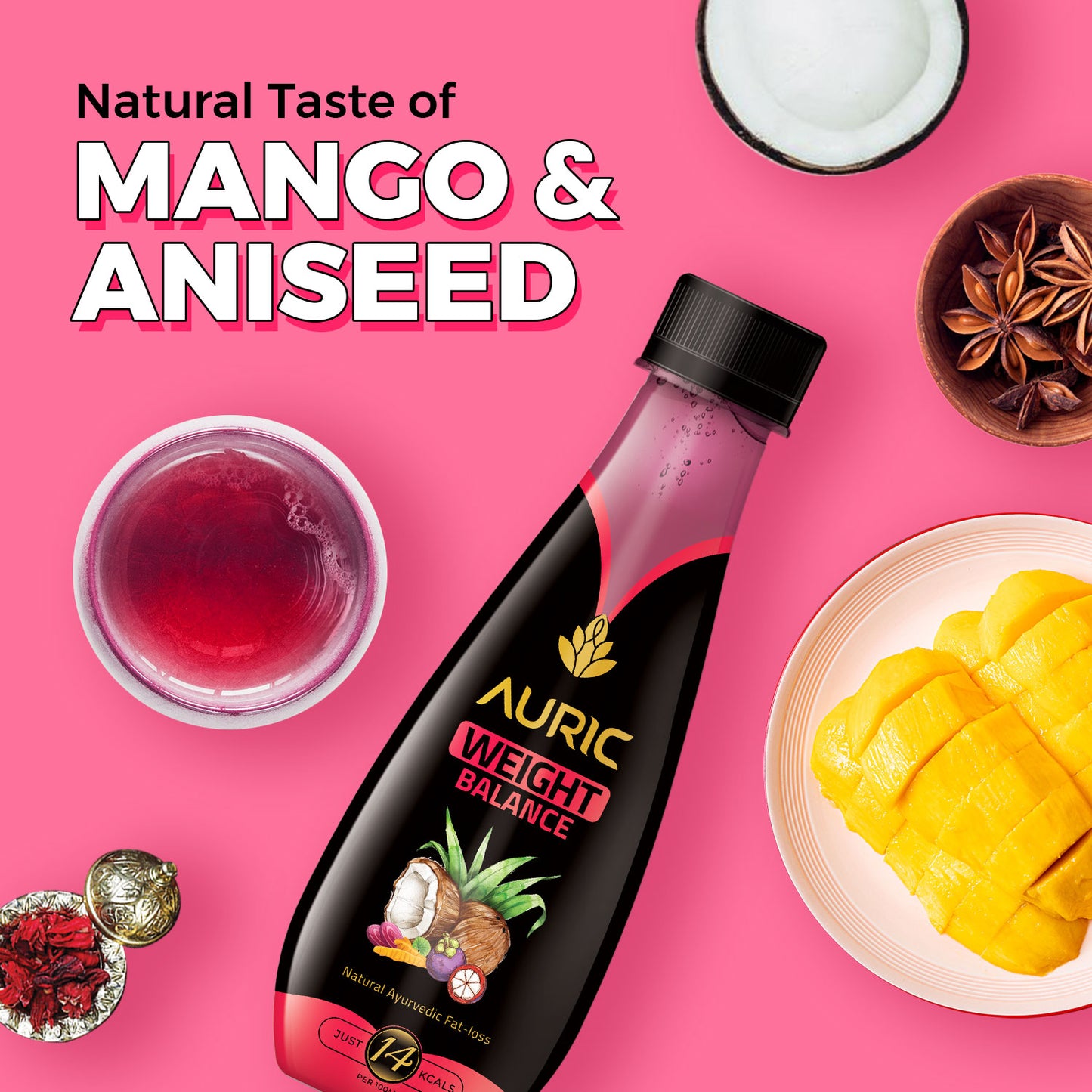 Weight Balance Juice For Men & Women - Goodness of Super Ayurvedic Herbs 12 Bottles