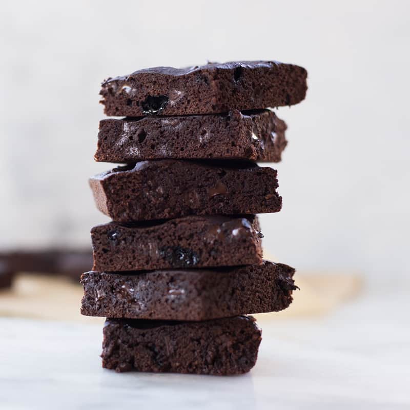 Dark Chocolate Hazelnut Brownie