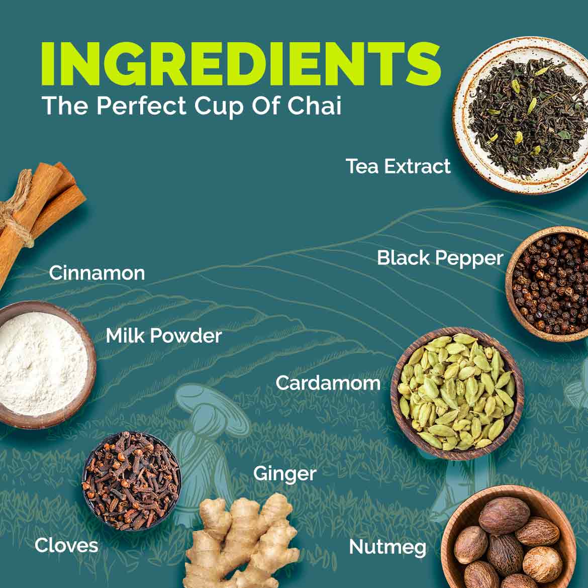 Auric Assorted Premix Tea in Taste of Elaichi & Masala