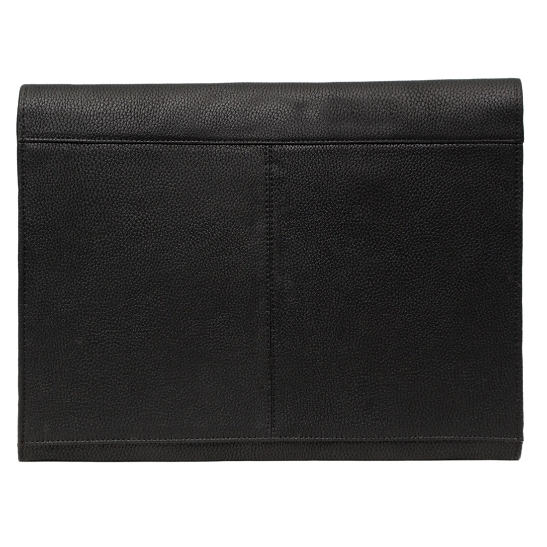 BLACK UNDERARM LEATHERETTE FOLDER WITH BOX