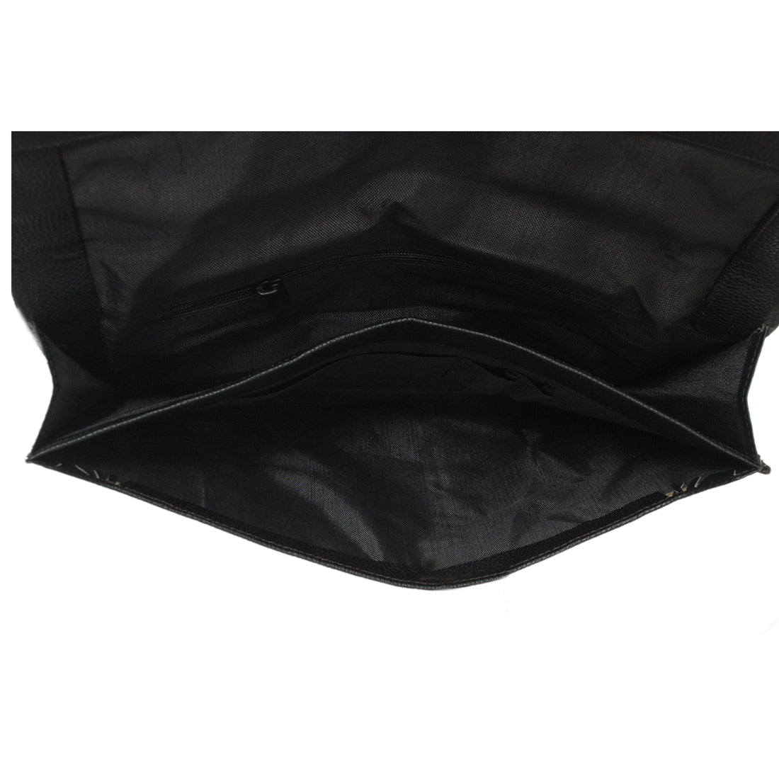 BLACK UNDERARM LEATHERETTE FOLDER WITH BOX