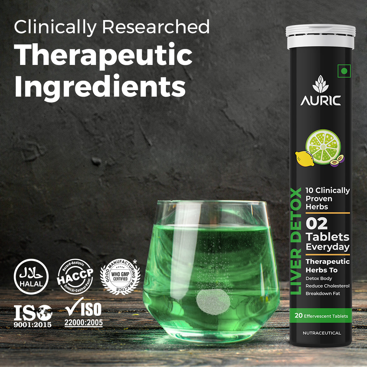 Auric Liver Detox Effervescent | 20 Tablets