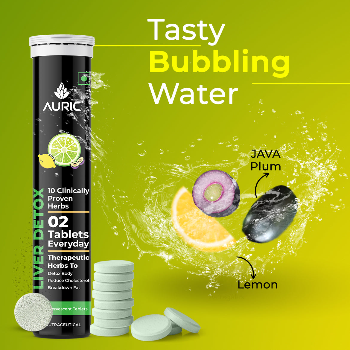Auric Liver Detox Effervescent | 20 Tablets
