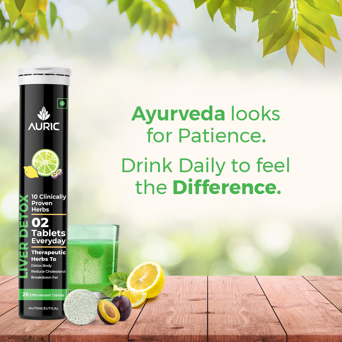 Auric Liver Detox Effervescent | 20 Tablets
