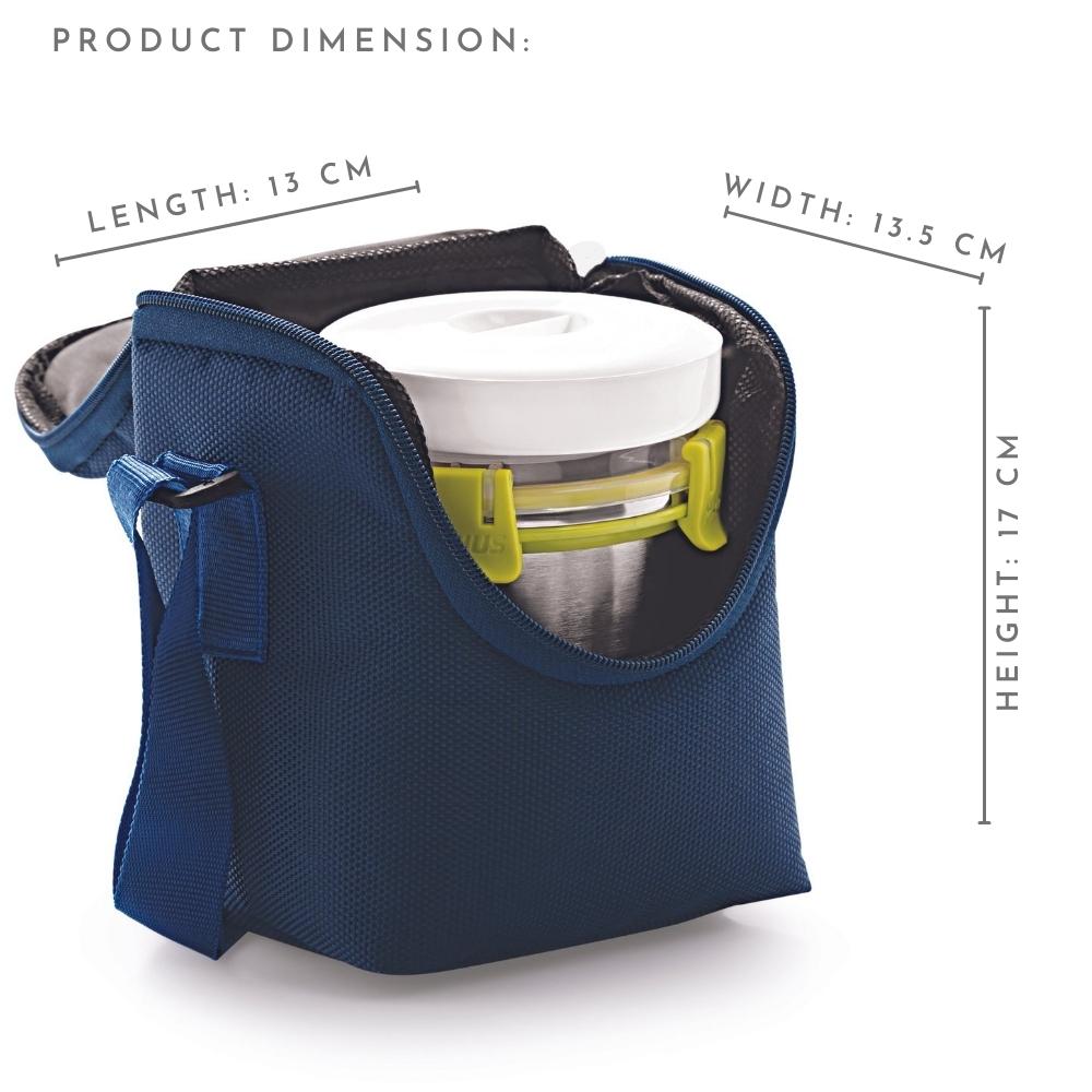 2 Airtight & Leakproof Stainless Steel Lunch Box with Bag