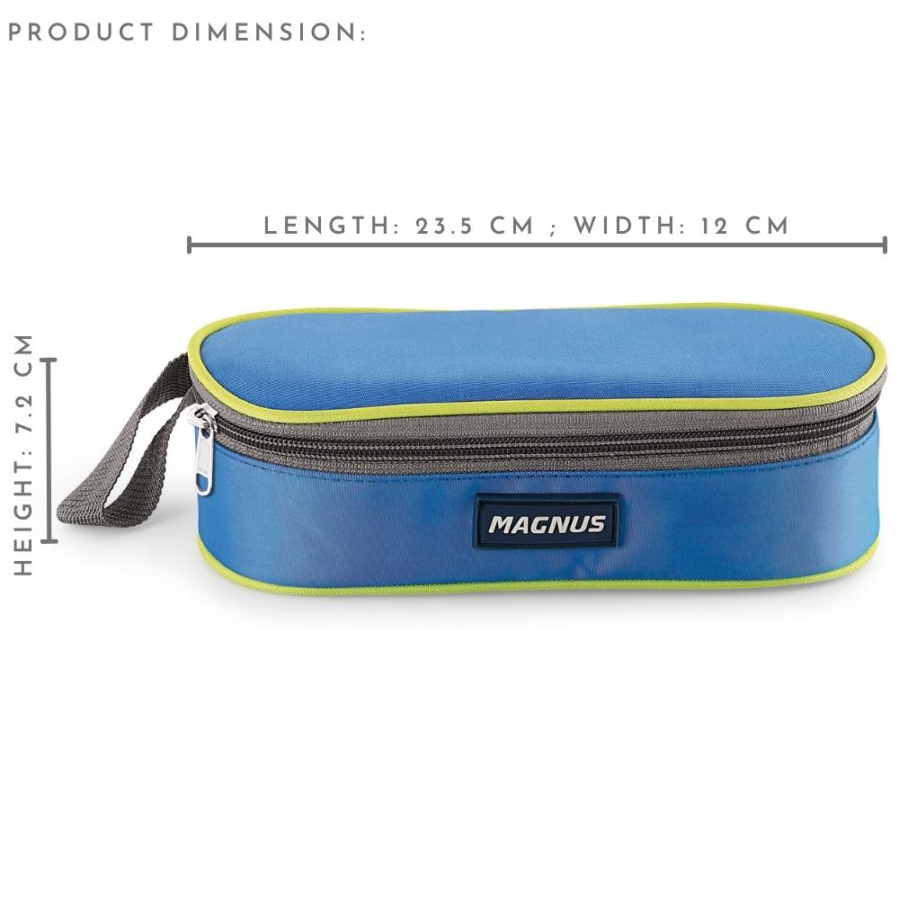 2 Deluxe Airtight & Leakproof Stainless Steel Lunch Box with Bag