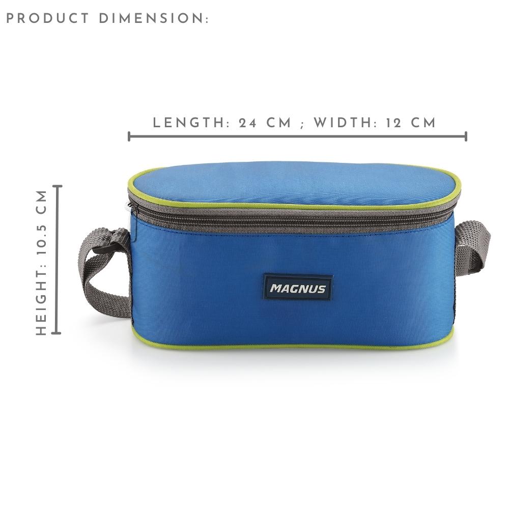 3 Deluxe Airtight & Leakproof Stainless Steel Lunch Box with Bag