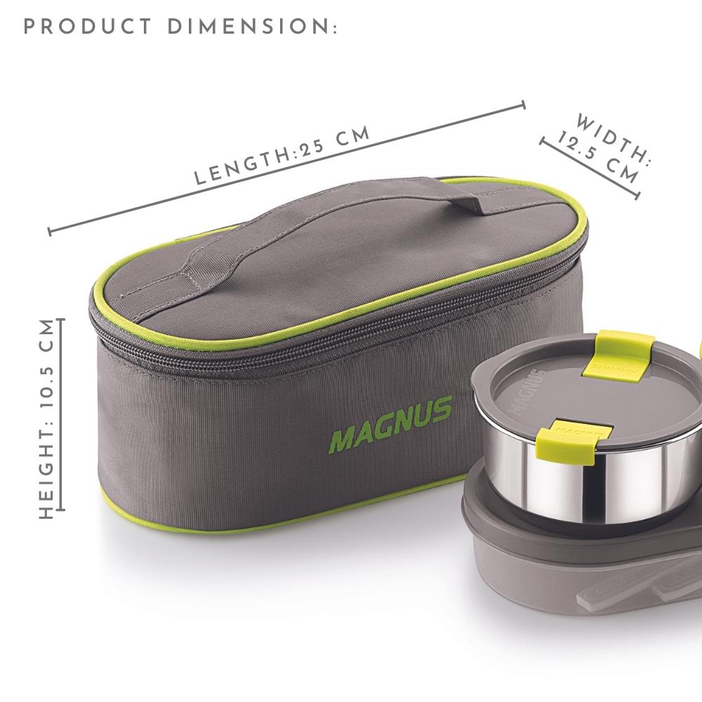 3 Stainless Steel Lunch Box with Bag