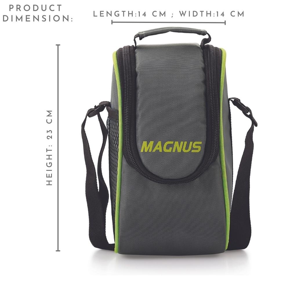3 Airtight & Leakproof Stainless Steel Lunch Box with Bag