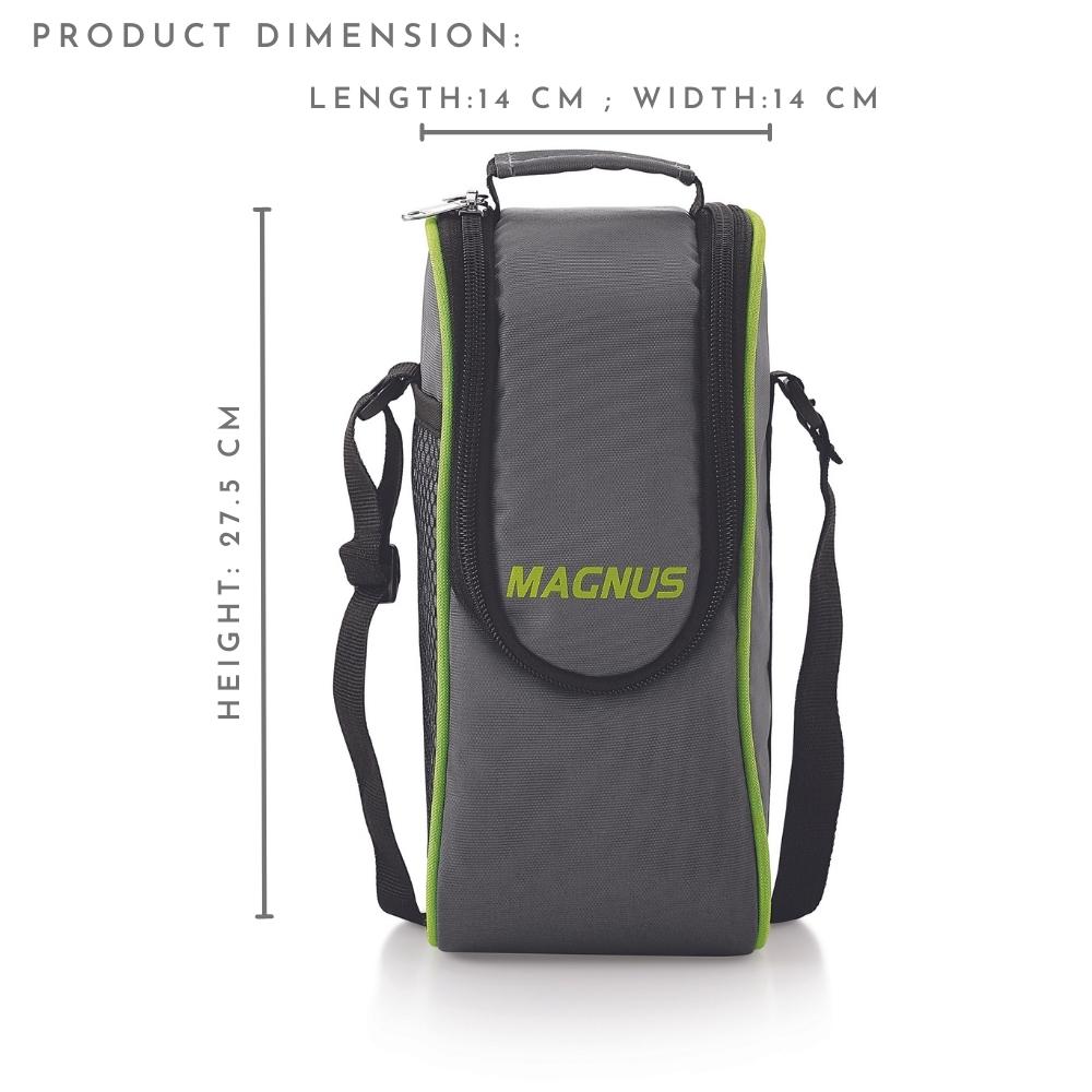 4 Airtight & Leakproof Stainless Steel Lunch Box with Bag