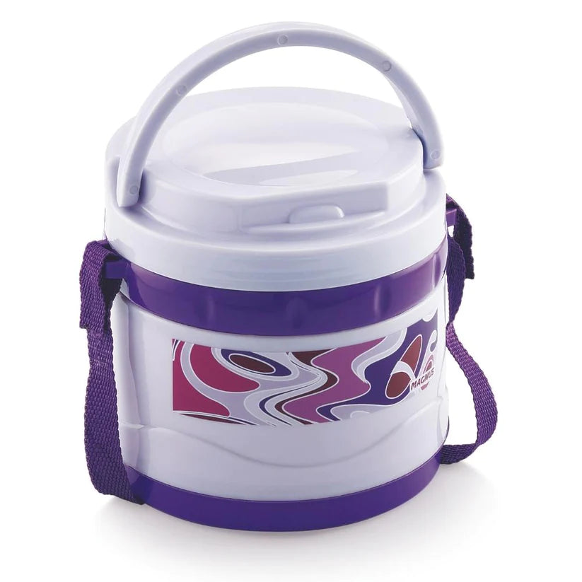 Pride 2 Deluxe Insulated Lunch Box for Office 2 Containers Lunch Box