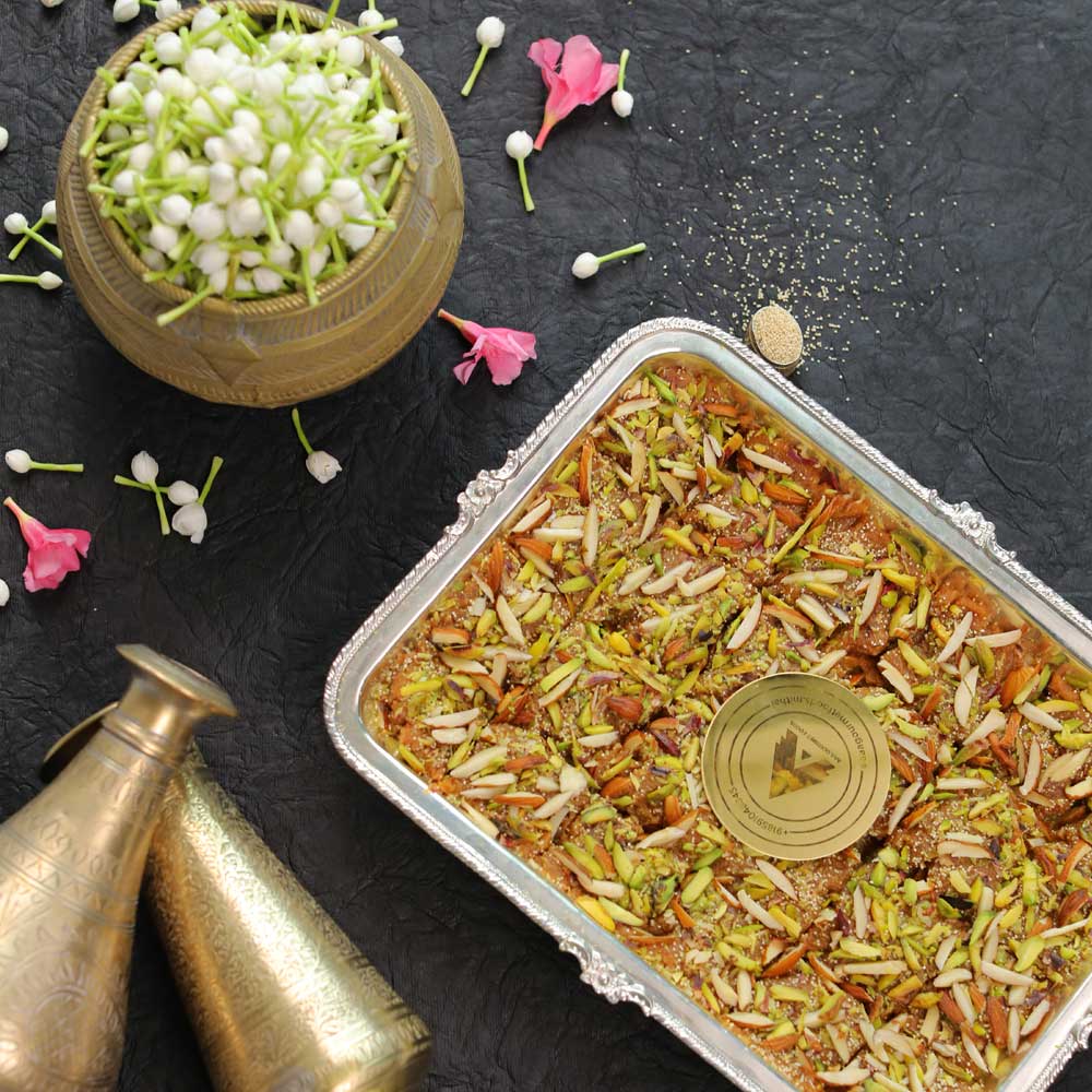 Deconstructed Sattu Ka Ladoo
