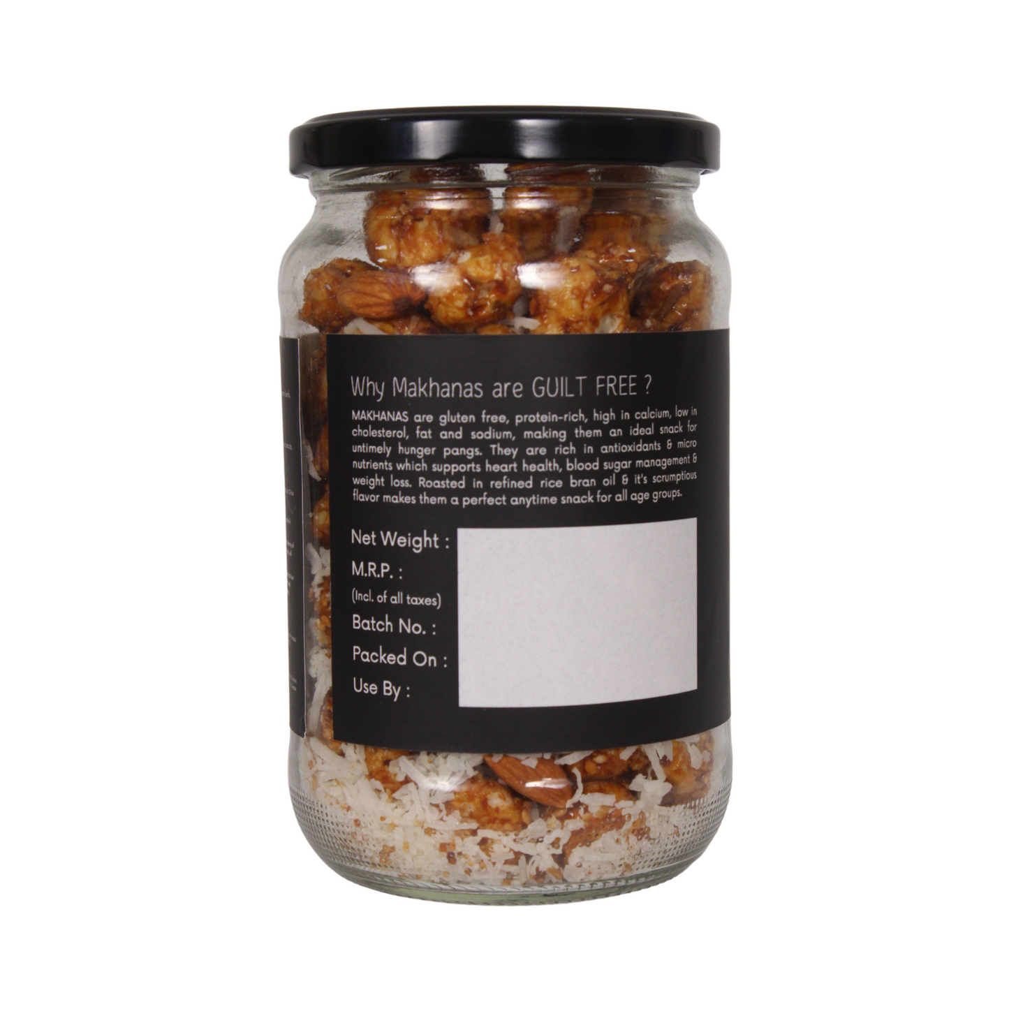Almond Jaggery Sesame Makhana Trail Mix