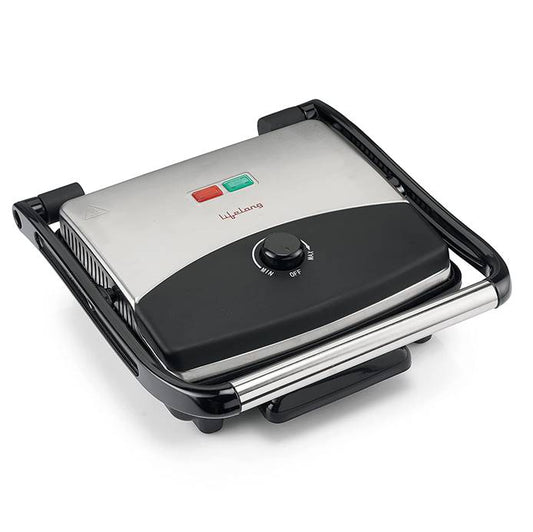 Electric Tandoor Grill/Sandwich Maker with Non-Stick Plates
