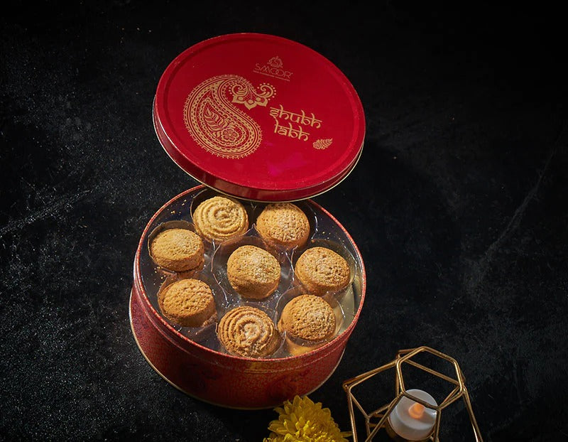 Paisley Danish Cookie Tin
