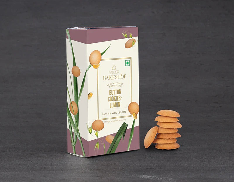 Button cookies - Lemon