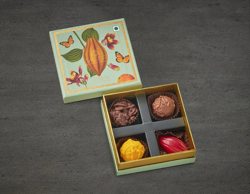 Luxury Couverture Chocolates (Box of 4)