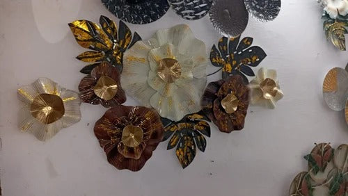 Hanging Flower Metal Wall Art