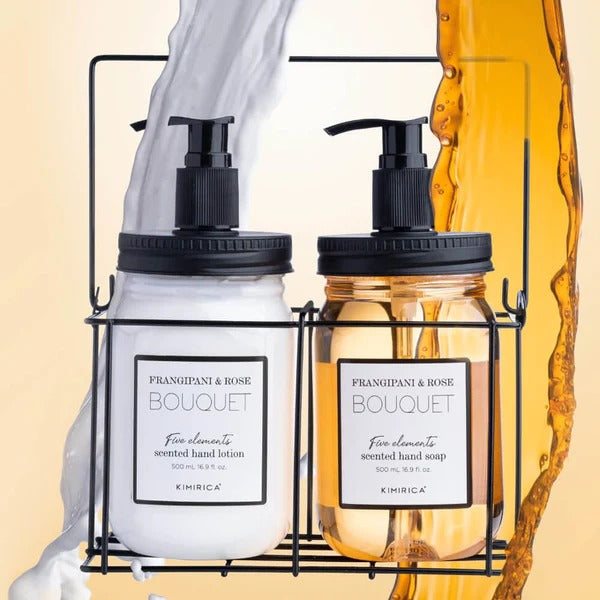 BOUQUET HAND LOTION & HAND WASH CADDY SET 500 ML