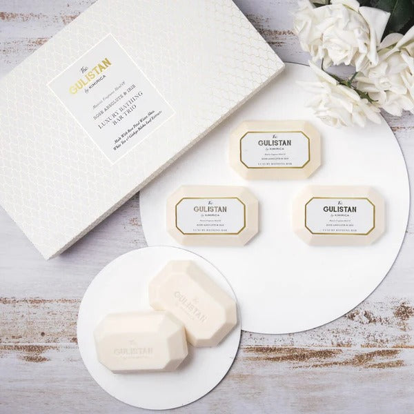 THE GULISTAN SET OF THREE HANDCRAFTED SOAPS
