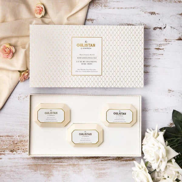THE GULISTAN SET OF THREE HANDCRAFTED SOAPS