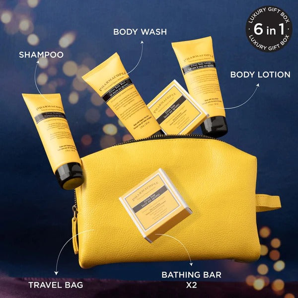 PHARMACOPIA TRAVEL BAG GIFT SET