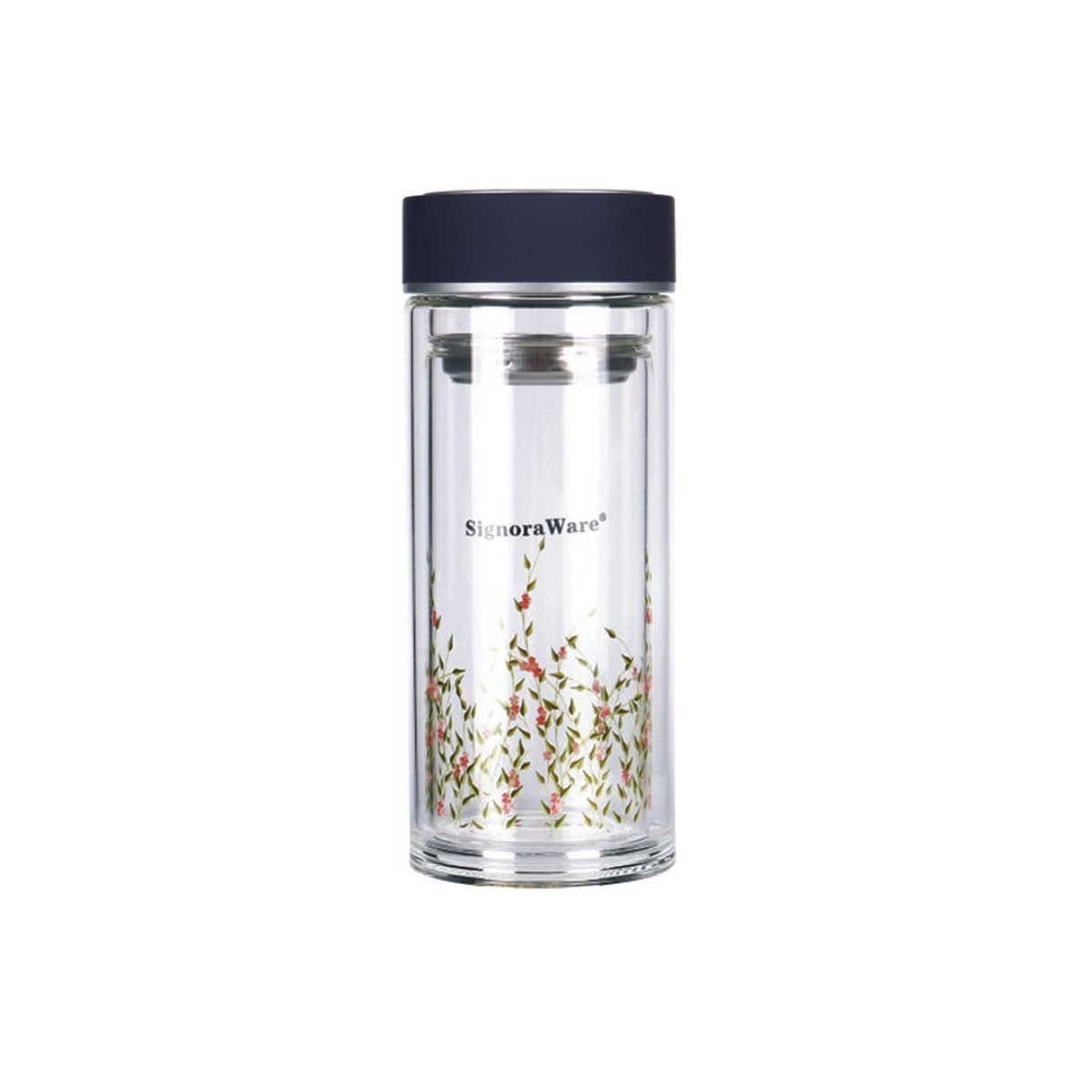 Aqua Double Wall Glass Bottle (450 Ml.)