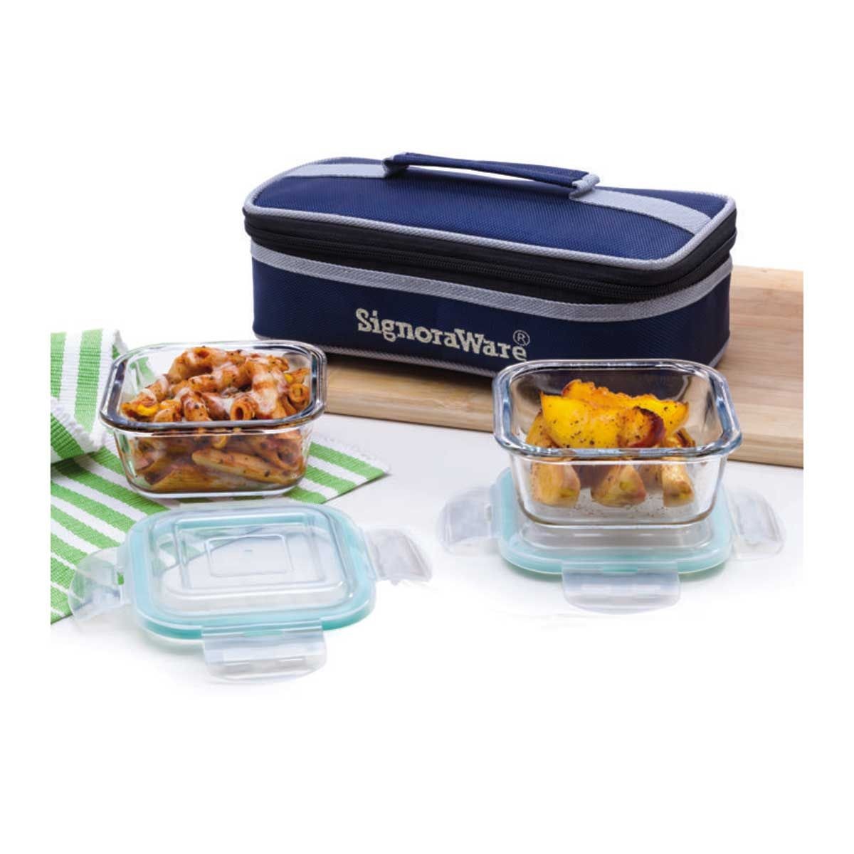 Midday Glass Lunch Box Square
