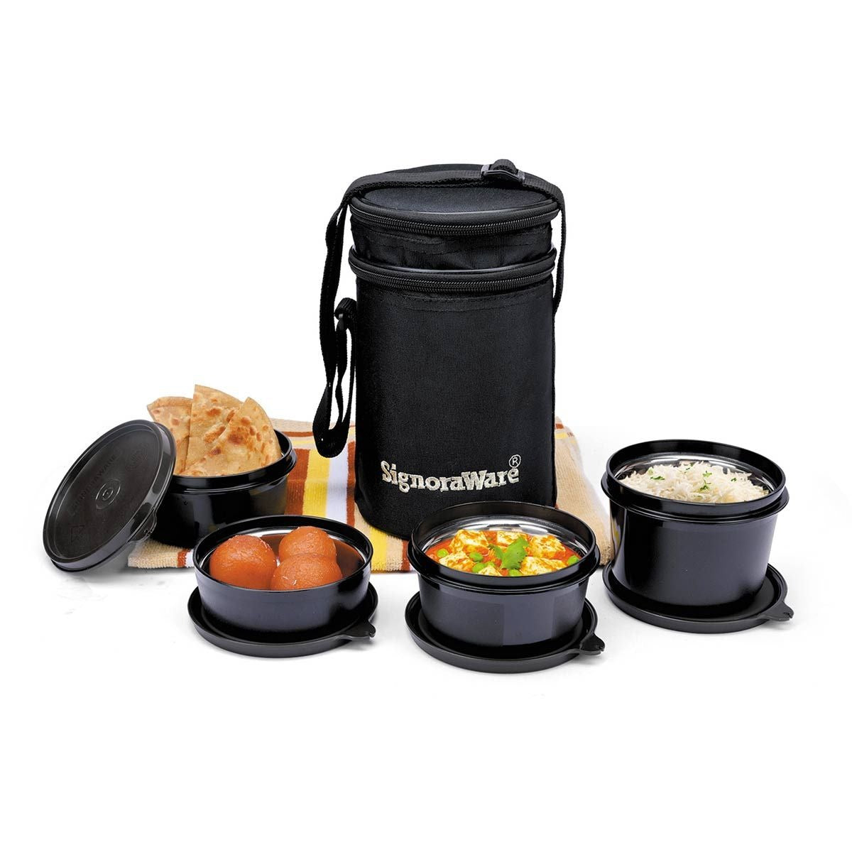 Monarch Executive Big Microsafe Steel Lunch Box |