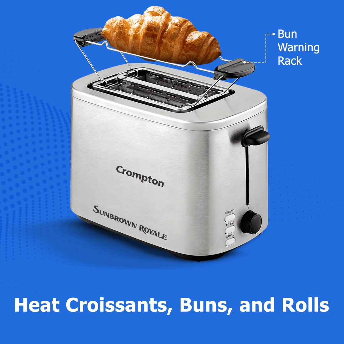 Sunbrown Royale Bun Toaster with Bun Rack at Best Price