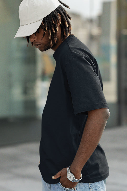 Dark Blue Oversize Tshirt Men