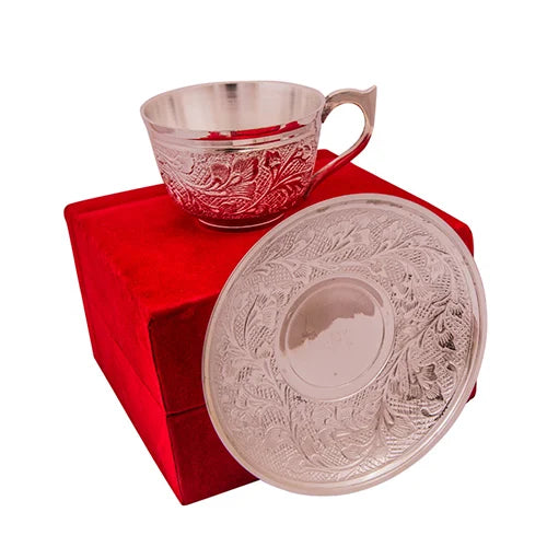 Silver Plated Tea Cup Set