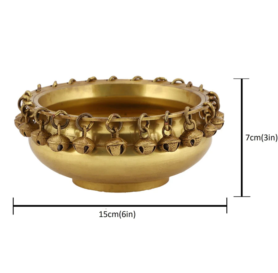 Art Brass Urli Bowl 6in Light