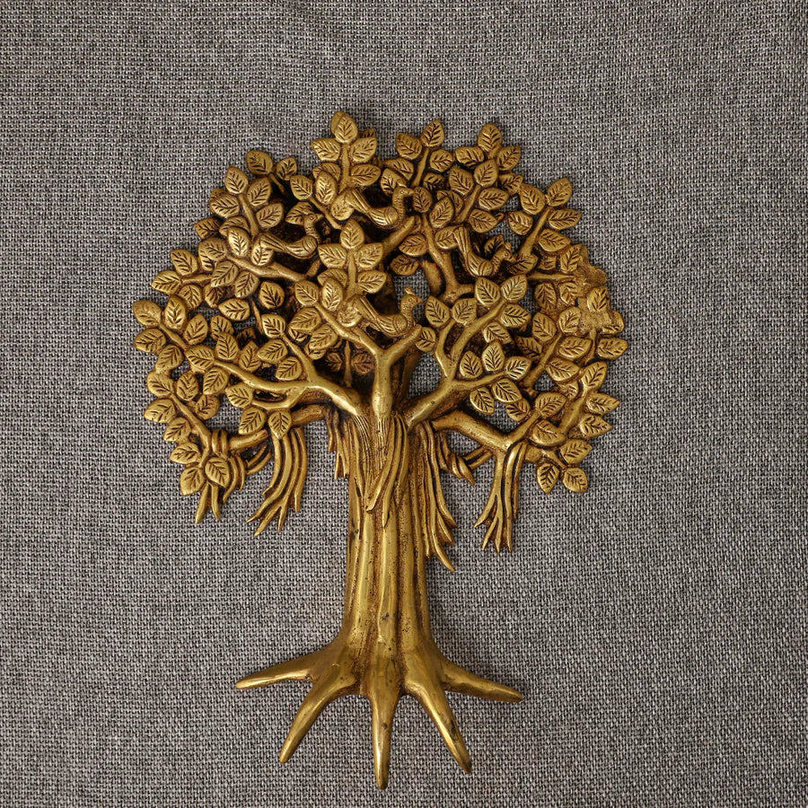 Art Wall Decor Kalpavriksha Brass Tree(1.8kg)