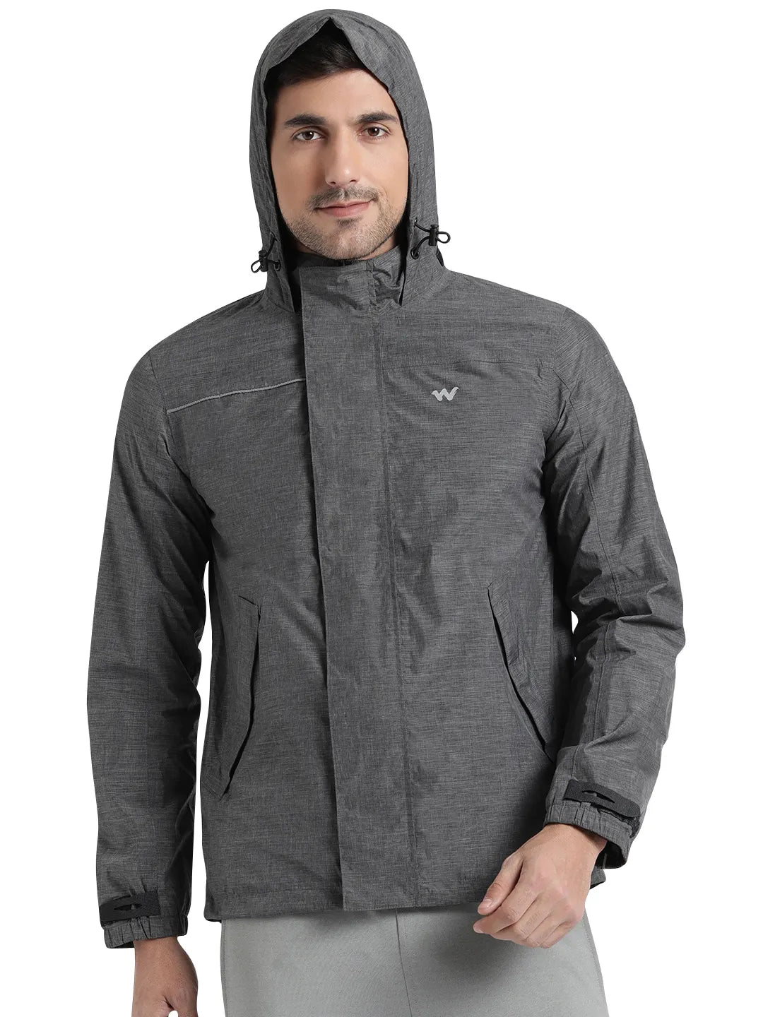 Men HYPADRY™ Solid Rain Anorak Jacket