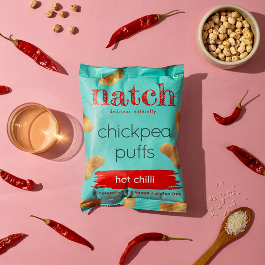 Chickpea Puffs - hot chilli