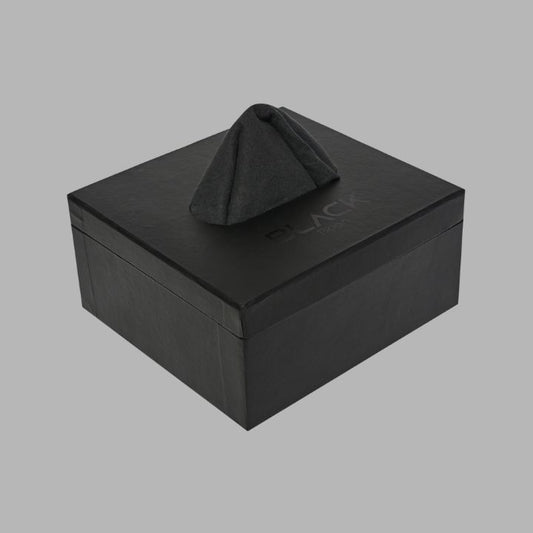 Black Tissue Box