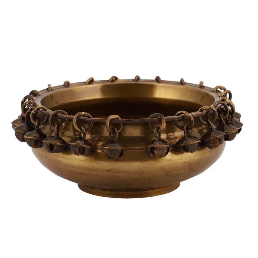 Art Brass Urli Bowl 6in Dark